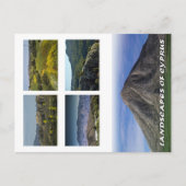 Landschappen van het briefkaart van cyprus (Voorkant)