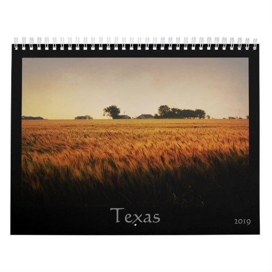 Landschappen van Texas Kalender (Hoes)
