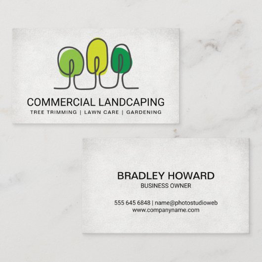 landschapsarchitect | Bomen Visitekaartje (Voorkant / Achterkant)