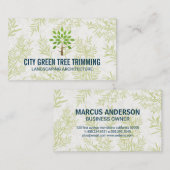 Landschapsarchitect | Boomverzorger Visitekaartje (Voorkant / Achterkant)
