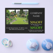 Landschapsarchitect gazon verzorging landschapsarc flyer (Enkel)