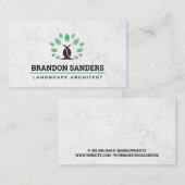 landschapsarchitect | gestileerde boom visitekaartje (Voorkant / Achterkant)