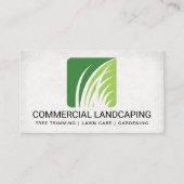 landschapsarchitect | Grass Logo Visitekaartje (Voorkant)