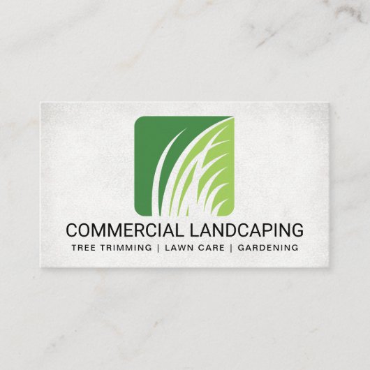 landschapsarchitect | Grass Logo Visitekaartje (Voorkant)