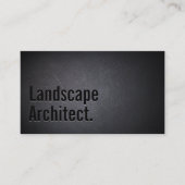 Landschapsarchitect Landscapp Bold Black Visitekaartje (Voorkant)