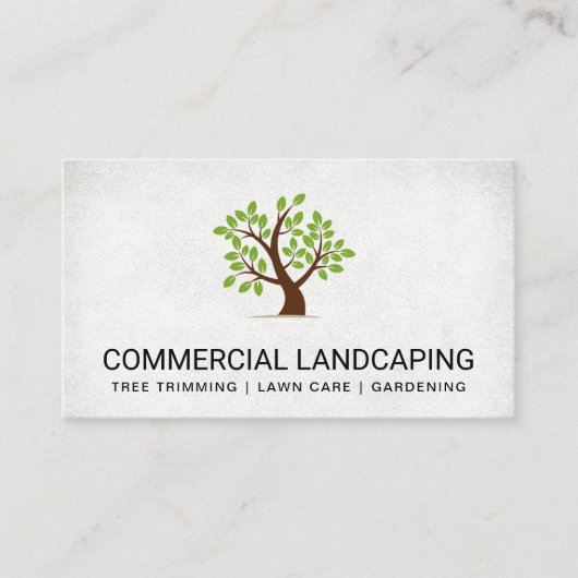 landschapsarchitect | Tree Logo Visitekaartje (Voorkant)