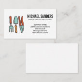 landschapsarchitect | tuingereedschap visitekaartje (Voorkant / Achterkant)