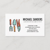 landschapsarchitect | tuingereedschap visitekaartje (Voorkant)