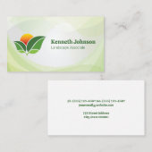 landschapsarchitect | tuinieren visitekaartje (Voorkant / Achterkant)