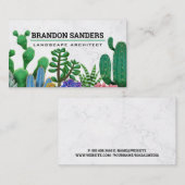 Landschapsarchitect | Vetplanten Visitekaartje (Voorkant / Achterkant)