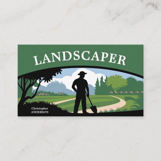 landschapsarchitectenbureau visitekaartje (Voorkant)