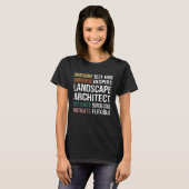 Landschapsarchitectenwaardering T-shirt (Voorkant volledig)