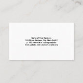 landschapsarchitectuur | achtertuin met gazon visitekaartje (Achterkant)