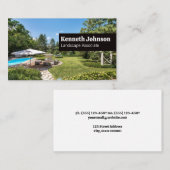 Landschapsarchitectuur | Achtertuin wet Visitekaartje (Voorkant / Achterkant)