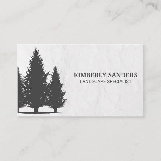 Landschapsarchitectuur | Bomen Visitekaartje (Voorkant)