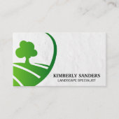 landschapsarchitectuur | Boom in een veld Visitekaartje (Voorkant)