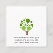 landschapsarchitectuur | Boom Vierkante Visitekaartje (Achterkant)