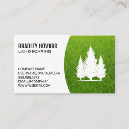 Landschapsarchitectuur | Gazon en Hoge Bomen Visitekaartje