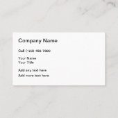 Landschapsarchitectuur Gazon maaien Moderne Visite Visitekaartje (Achterkant)