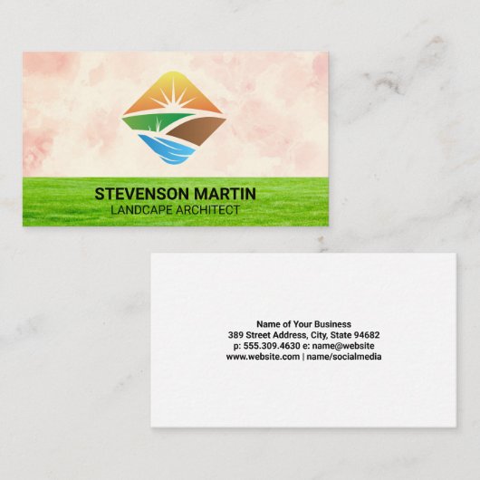 landschapsarchitectuur | Gras Visitekaartje (Voorkant / Achterkant)