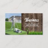 Landschapsarchitectuur & Grasverzorging Service Mo Visitekaartje (Voorkant)