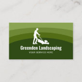 Landschapsarchitectuur Groene tinten Professionele Visitekaartje (Voorkant)