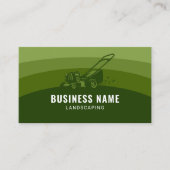 Landschapsarchitectuur Groene tinten Professionele Visitekaartje (Voorkant)