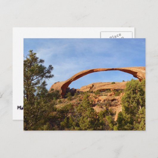 Landschapsarchitectuur in Arches National Park Briefkaart (Voorkant / Achterkant)