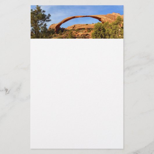Landschapsarchitectuur in Arches National Park Briefpapier (Voorkant)