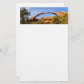 Landschapsarchitectuur in Arches National Park Briefpapier (Voorkant / Achterkant)