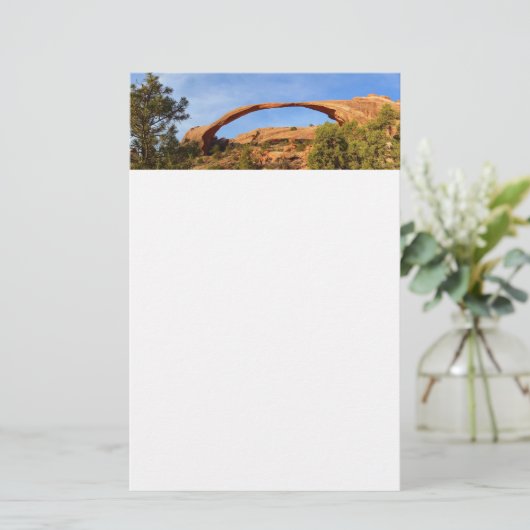 Landschapsarchitectuur in Arches National Park Briefpapier (Staand voorkant)