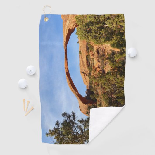 Landschapsarchitectuur in Arches National Park Golfhanddoek (Insitu)