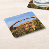 Landschapsarchitectuur in Arches National Park Kartonnen Onderzetters (Schuin)