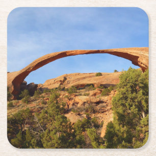 Landschapsarchitectuur in Arches National Park Kartonnen Onderzetters