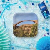 Landschapsarchitectuur in Arches National Park Papieren Bordje (Feest)