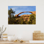 Landschapsarchitectuur in Arches National Park Poster (Keuken)