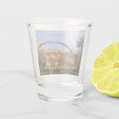 Landschapsarchitectuur in Arches National Park Shot Glas (Achterkant)