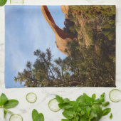 Landschapsarchitectuur in Arches National Park Theedoek (Gevouwen)