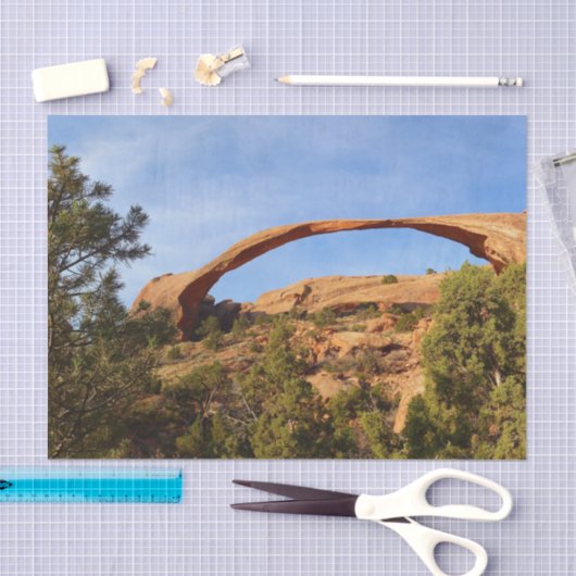 Landschapsarchitectuur in Arches National Park Tissuepapier (Craft)