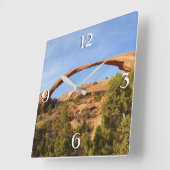 Landschapsarchitectuur in Arches National Park Vierkante Klok (Hoek)