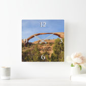 Landschapsarchitectuur in Arches National Park Vierkante Klok (Huis)