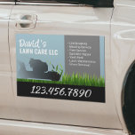 Landschapsarchitectuur & Lawn Care Service Mint Bl Automagneet<br><div class="desc">Professionele maaien tuinieren gazon zorg service auto magneten.</div>