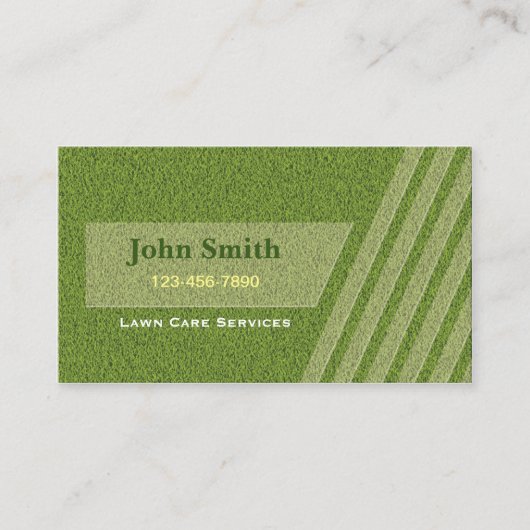 Landschapsarchitectuur Lawn Care Tuinieren Grass s Visitekaartje (Voorkant)
