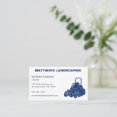 Landschapsarchitectuur Lawn maaien Bedrijf Commerc Visitekaartje (Staand voorkant)