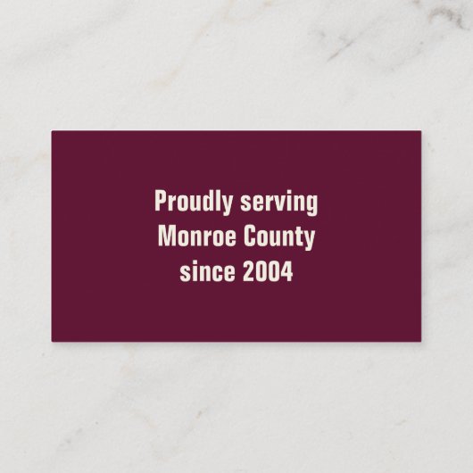 Landschapsarchitectuur Lawn maaien Bedrijf Commerc Visitekaartje (Achterkant)