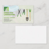 Landschapsarchitectuur Logo | Tuingereedschap | Gr Visitekaartje (Voorkant / Achterkant)