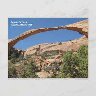Landschapsarchitectuur, nationaal park Arches Briefkaart