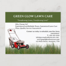 Landschapsarchitectuur of Lawn Care Business Marke