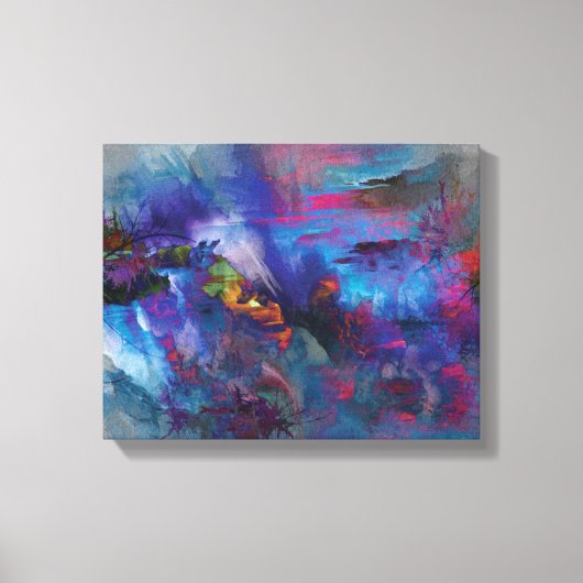 Landschapsarchitectuur Premium Wrapped Canvas (glo Afdruk (Voorkant)