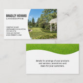 landschapsarchitectuur | residentie-achtertuin visitekaartje (Voorkant / Achterkant)